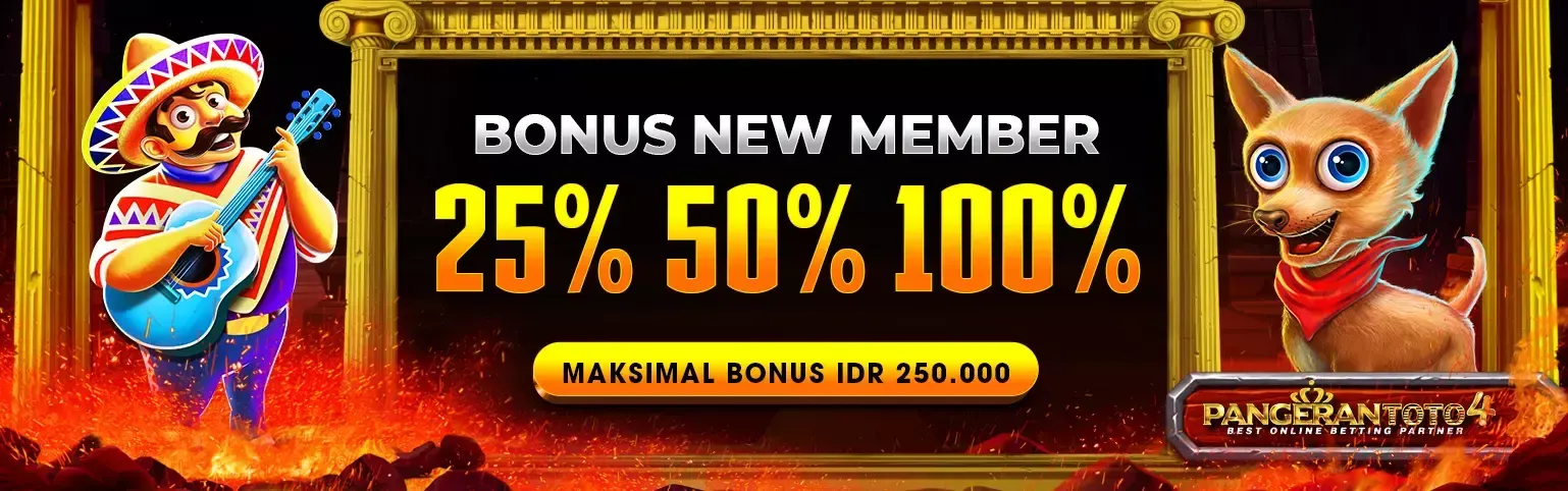BONUS MEMBER BARU HINGGA 100
